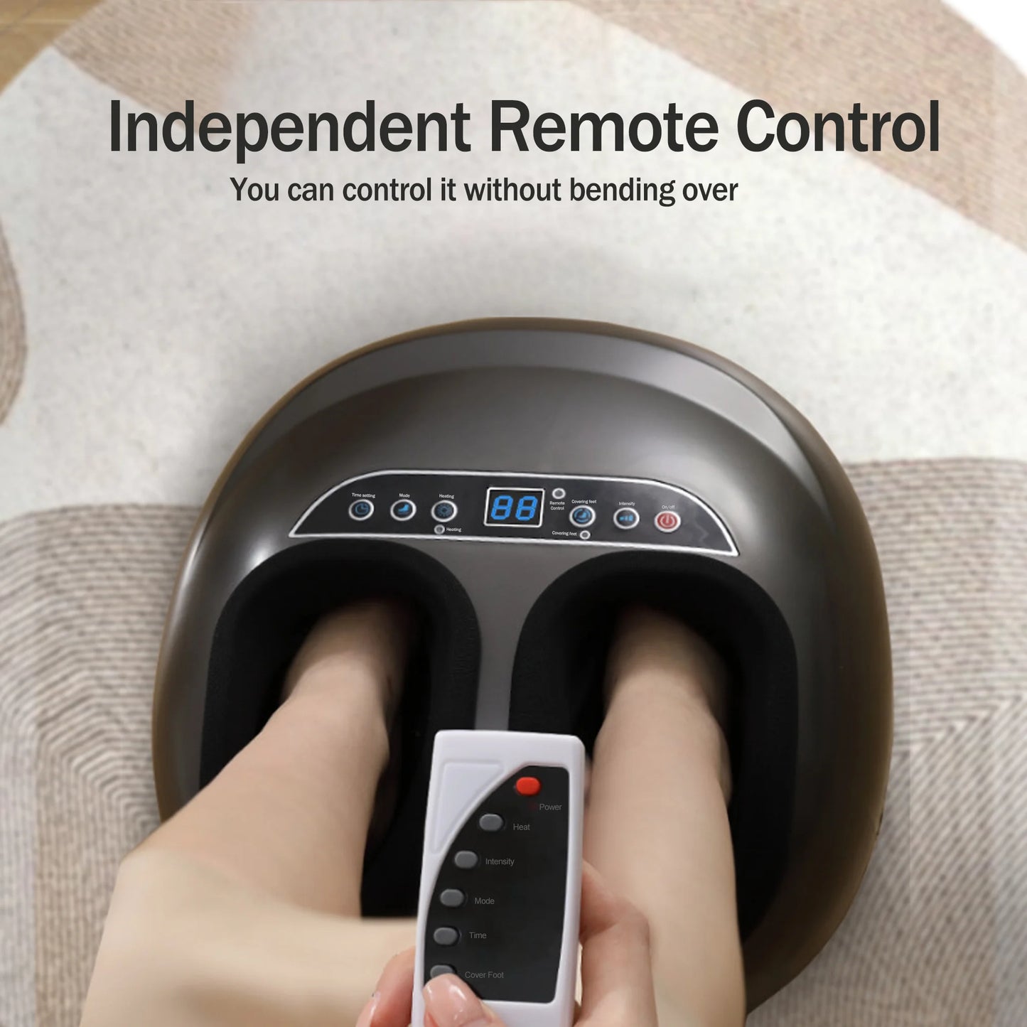 RevivaSoothe™ Pro Foot Massager with Heat Therapy